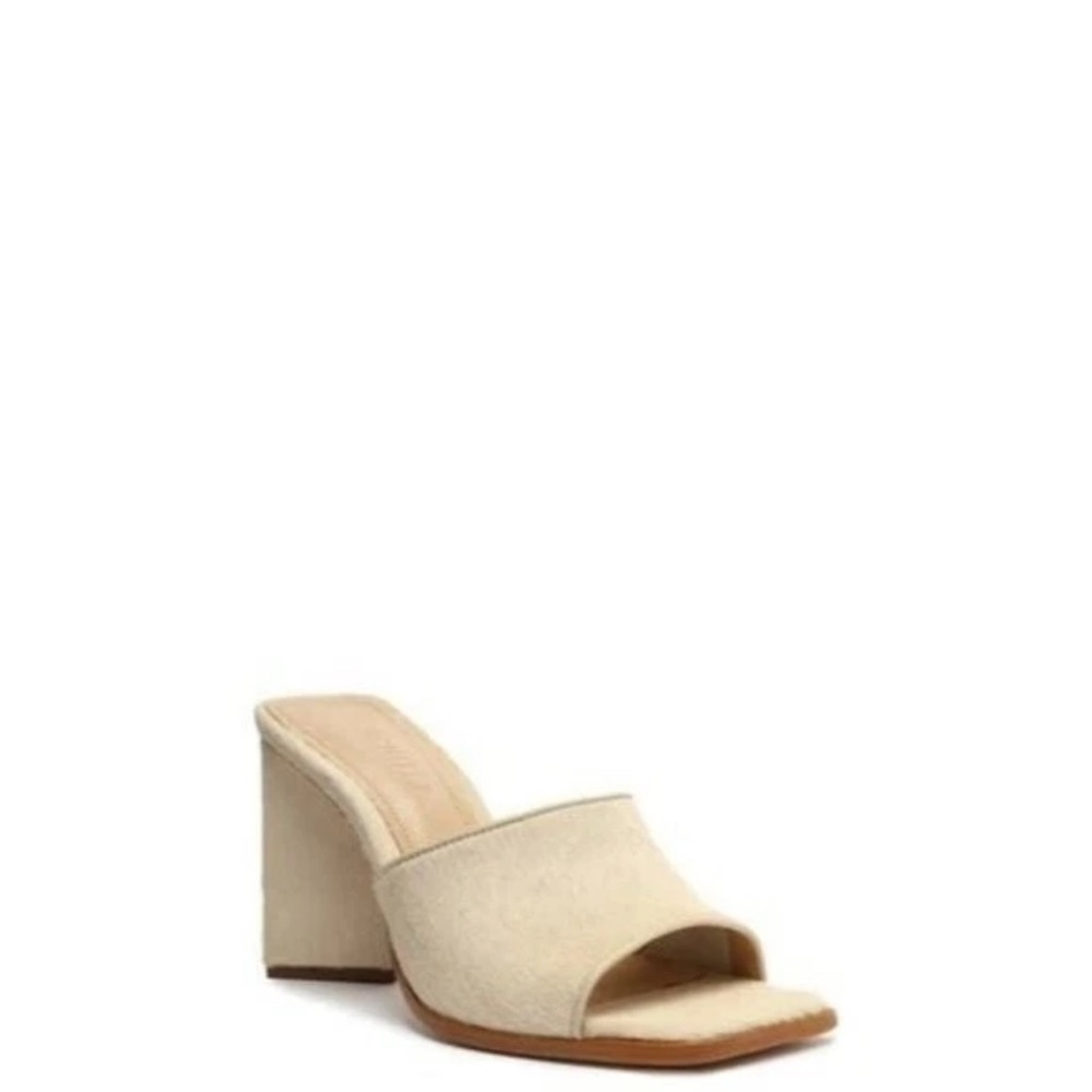 Schutz "Lizah" NEW Welt Wild Mules Sandals Calf Hair Leather